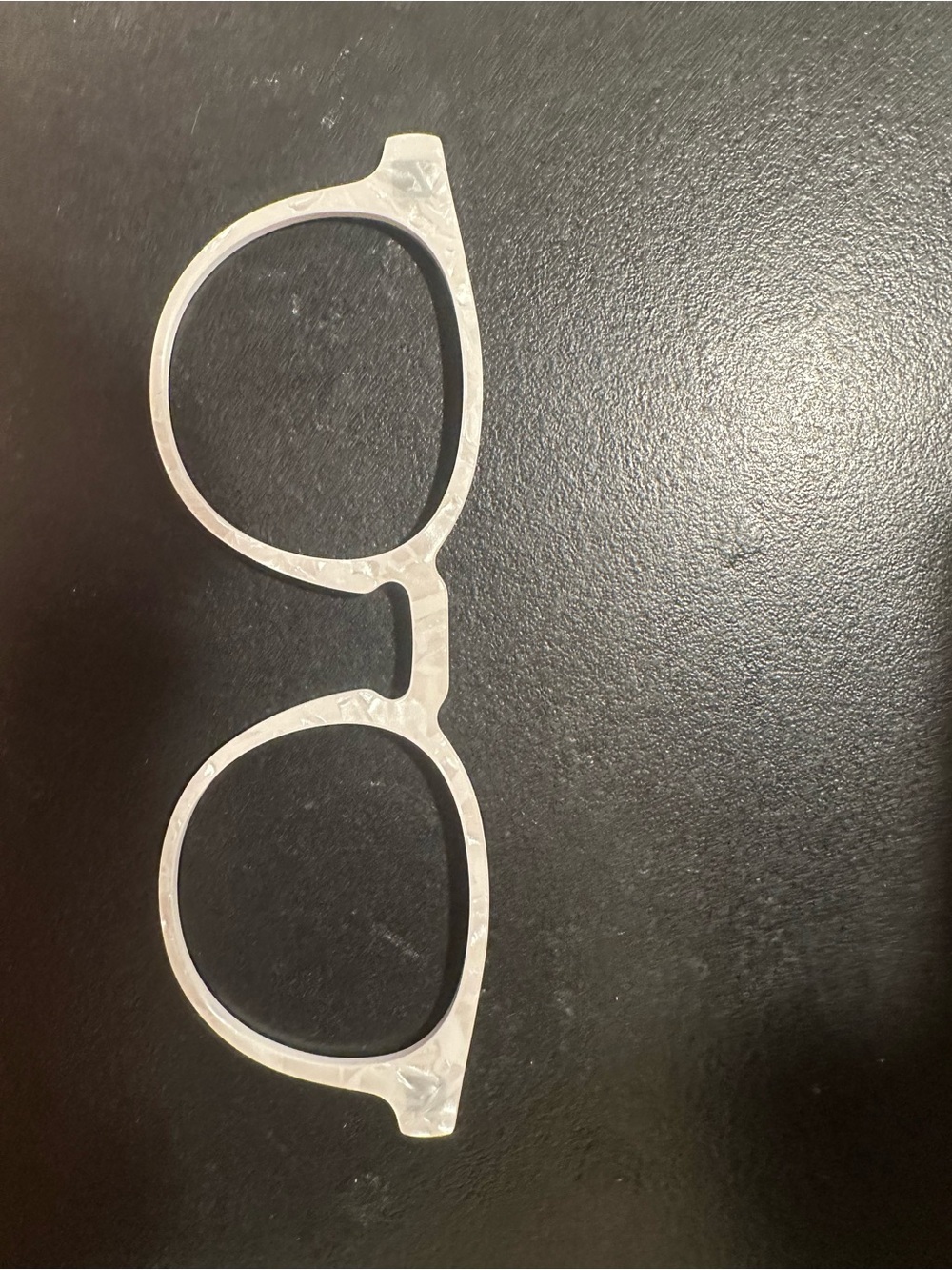 White Pearl Top Frames for The Soto from Pair Eyewear